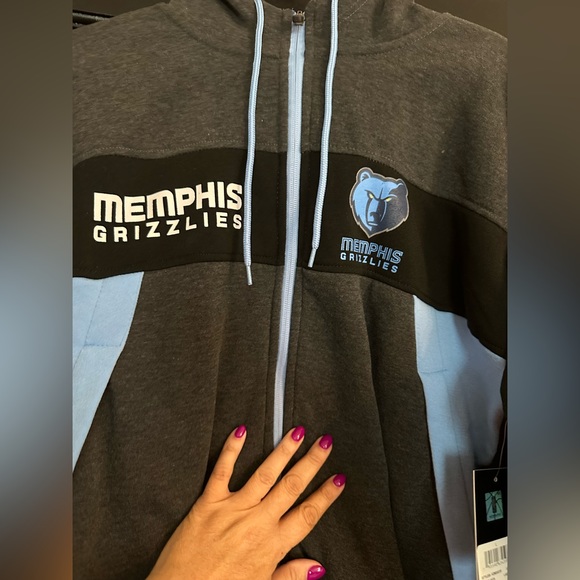 🐻 Authentic Memphis Grizzlies hoodie, size Men’s Large 🐻 - Picture 4 of 10
